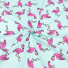 Ткань на отрез поплин 150 см 434/2 Фламинго цвет мята фото