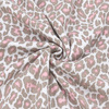 Ткань на отрез интерлок Леопард цвет розовый фото