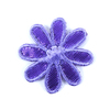 Аппликации термо С104-3 (3,9х3,8) цвет фиолетовый упаковка 5 шт фото