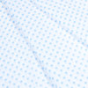 Ткань на отрез бязь плательная 150 см 1359/23А белый фон голубой горох фото