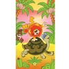 Полотенце Лицензия Львенок и Черепаха 60х120 см расцветки в ассортименте фото