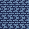 Ткань на отрез кулирка Рыбы R338 фото