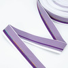 Тесьма фиолетовый белый строчка люрекс 2,8см 1 метр фото