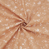 Ткань на отрез ранфорс 240 см №7 Плетение роз на светло-терракотовом фото