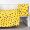 Постельное белье в детскую кроватку из бязи 609/4 желтый ГОСТ фото