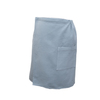Вафельная накидка на резинке для бани и сауны Премиум мужская 60 см цвет 952 серый фото