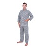 Пижама мужская бязь огурцы 40-42 цвет св серый фото