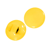 Пуговицы Карамель 11 мм цвет желтый упаковка 24 шт фото