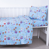 Постельное белье в детскую кроватку из бязи 1304/4 Лесная сказка голубой фото