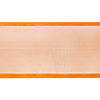 Лента для бантов ширина 80 мм цвет оранжевый 1 метр фото