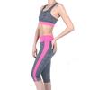 Женский спортивный костюм топ+бриджи 210 цвет розовый размер L/XL (44-46) фото