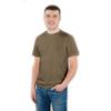 Мужская однотонная футболка цвет коричневый 54 фото