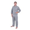 Пижама мужская бязь огурцы 44-46 цвет св серый фото