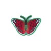 Термоаппликация ТАВ 203 бабочка красная 7,5*5см фото