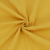 УЦЕНКА ткань на отрез муслин гладкокрашеный 140 см цвет горчичный фото