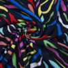 Ткань на отрез кулирка R8115-V1 Разноцветная зебра фото