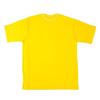 Мужская однотонная футболка цвет желтый 52 фото