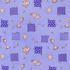Ткань на отрез бязь ГОСТ детская 150 см 366/5 Жирафики цвет фиолетовый фото