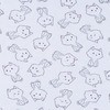 Ткань на отрез интерлок Милые котятки 5426-19 цвет белый фото