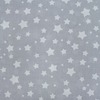 Ткань на отрез перкаль 150 см 13165/4 Звезда цвет серый фото