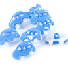 Пуговица детская сборная Машинка 18 мм цвет голубой упаковка 10 шт фото
