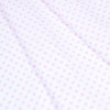 Ткань на отрез бязь плательная 150 см 1359/20А белый фон розовый горох фото