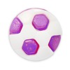 Пуговица детская сборная Мяч 16 мм цвет сиреневый упаковка 24 шт фото