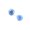 Пуговицы Блузочные со стразой 12 мм цвет голубой упаковка 24 шт фото