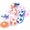 Пуговица детская сборная Мяч 16 мм цвет васильковый упаковка 10 шт фото