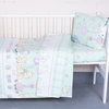 Постельное белье в детскую кроватку из бязи ГОСТ 92972 с простыней на резинке фото