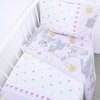 Постельное белье в детскую кроватку из бязи ГОСТ 92851 с простыней на резинке фото