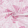Ткань на отрез кулирка 2439-V1 Бамбуковая пальма на белом фото