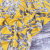 Ткань на отрез штапель 145 см 60013 Абстракция цвет желтый фото