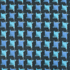 Ткань на отрез фланель 80 см 20103 Клетка цвет синий фото