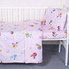 Постельное белье в детскую кроватку из поплина 5030/1 Бусинка розовый фото