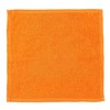 Салфетка махровая цвет 207 апельсиновый 30/30 см фото