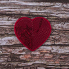 Термоаппликация ТАП 048 сердце красное 6,5*5см фото