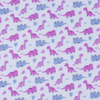 Ткань на отрез фланель 90 см 95052 Динозаврики цвет розовый фото