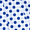 Ткань на отрез бязь плательная 150 см 1422/13А белый фон васильковый горох фото