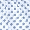 Ткань на отрез бязь плательная 150 см 1422/14А белый фон серый горох фото