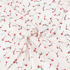 Мерный лоскут Прадо №8 Красные цветы на белом 1 м фото