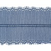 Кружево реснички 20см XJ026-1 синий упаковка 3м фото
