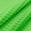 Вафельное полотно гладкокрашенное 150 см 240 гр/м2 7х7 мм премиум цвет 031 ярко-зеленый фото