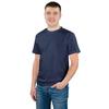 Мужская однотонная футболка цвет темно-синий 48 фото