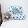 Наволочка поплин на подушку для беременных U-образная 1718/1 цвет мята-василек фото