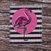Декоративный элемент пришивной Розовый фламинго 18*22 см фото