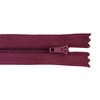 Молния пласт юбочная №3 20 см цвет бордовый фото