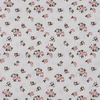 Мерный лоскут лен TBY-DJ-07 Цветы на бежевом 1.45 м фото