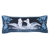 Чехол на подушку-валик гобелен 30/85 см Лебеди фото