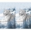 Вафельное полотно набивное 150 см 3094-1 Бенгальский тигр фото